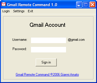 GMail Remote Command