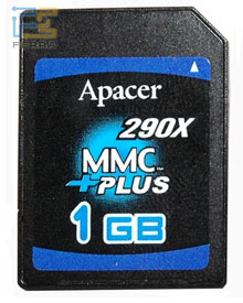   Apacer MMC Plus 290x:  
