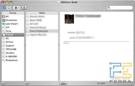 Address Book (Mac OS X)