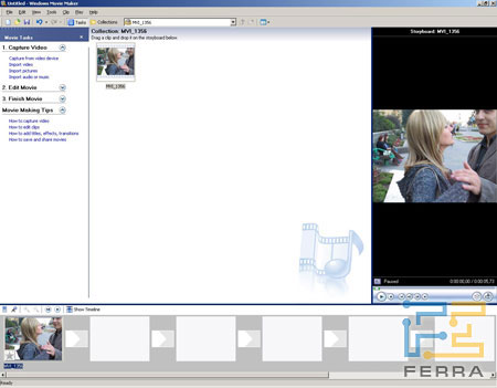 Windows Movie Maker  Windows XP