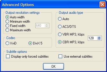 ����������� DVD � DivX