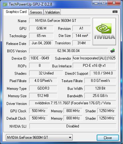 Acer Aspire 6935G: 