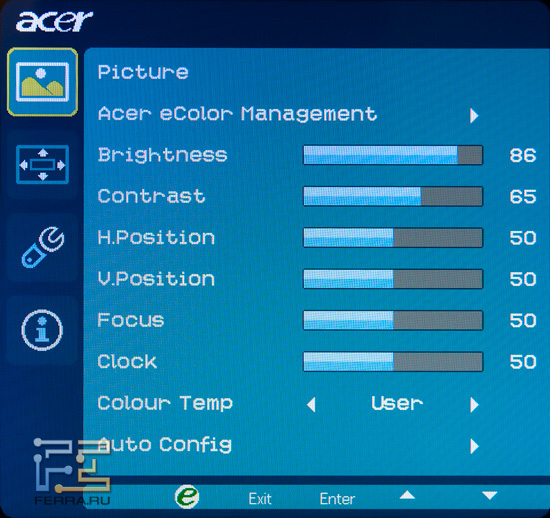    Acer DX241H