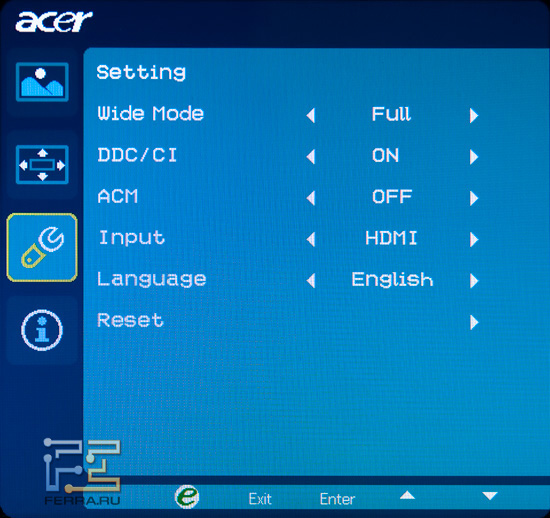   Acer DX241H