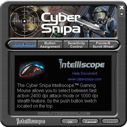  Cyber Snipa Intelliscope Mouse
