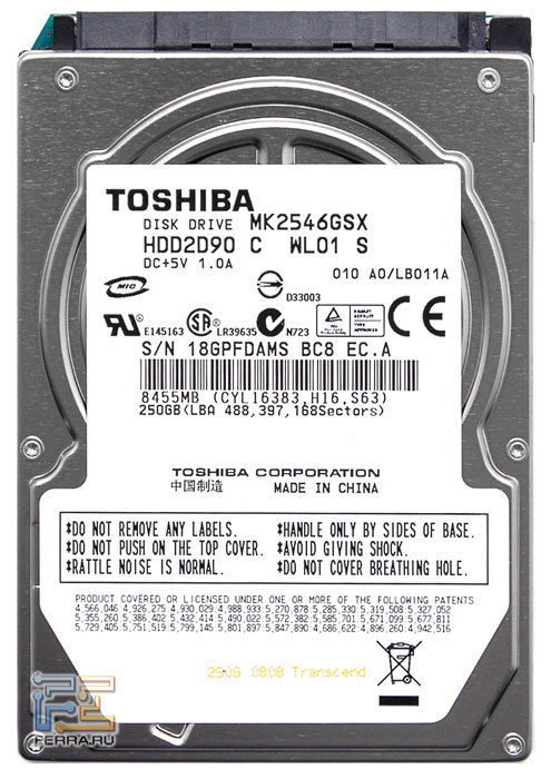 Toshiba MK2546GSX 2