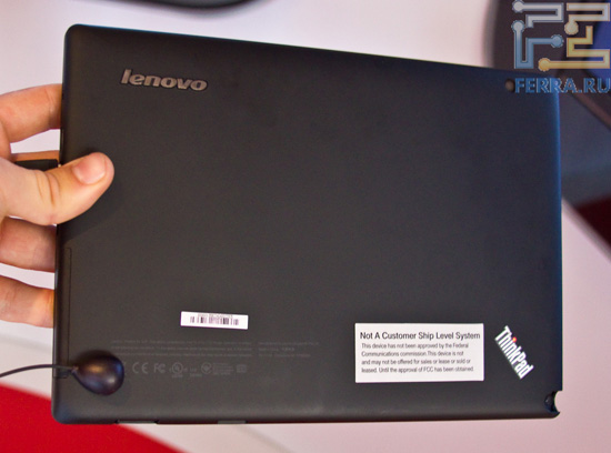   — Lenovo ThinkPad Tablet.   Open Space   .