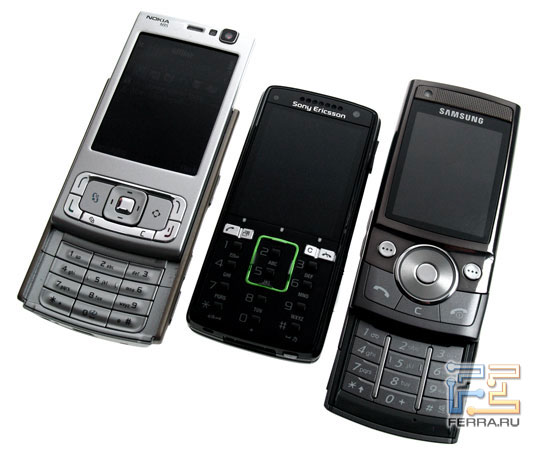 Nokia N95, Samsung G600, Sony Ericsson K850i –   5-  1