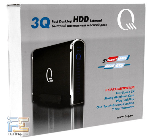  3Q Fast Desktop HDD External 1000GB