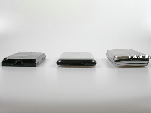 Xperia X1, HTC Touch Diamond  iPhone